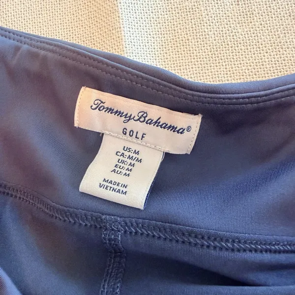 Tommy Bahama Golf Skort Womens M Navy Pink Floral Athletic Stretch Tennis - Image 2