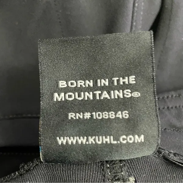 Kuhl Womens 2 Black Stretch Straight Leg Hiking Travel Outdoor Pants Drawstring - Image 9