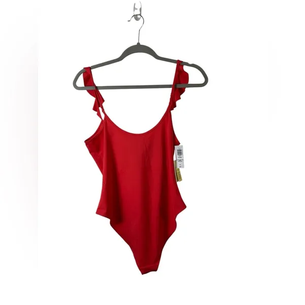 Aritzia Wilfred Perrin One-Piece Swimsuit Maraschino Red Size‎ L - Image 2