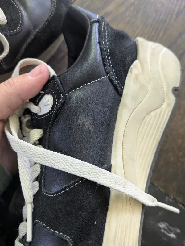 Golden Goose Deluxe Brand Running Sole In Black Nappa And Suede Sneakers - Image 11
