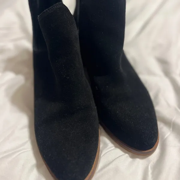 Steve Madden Black Suede Ankle Boots - Image 3