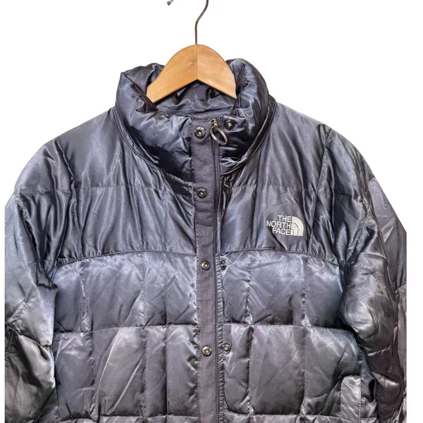 The North Face Womens 600 Fill Down Quilted Long Parka Puffer Jacket Black Small - Image 3