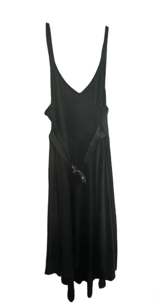 Women’s Black Goth Style Dress 14 - Image 2