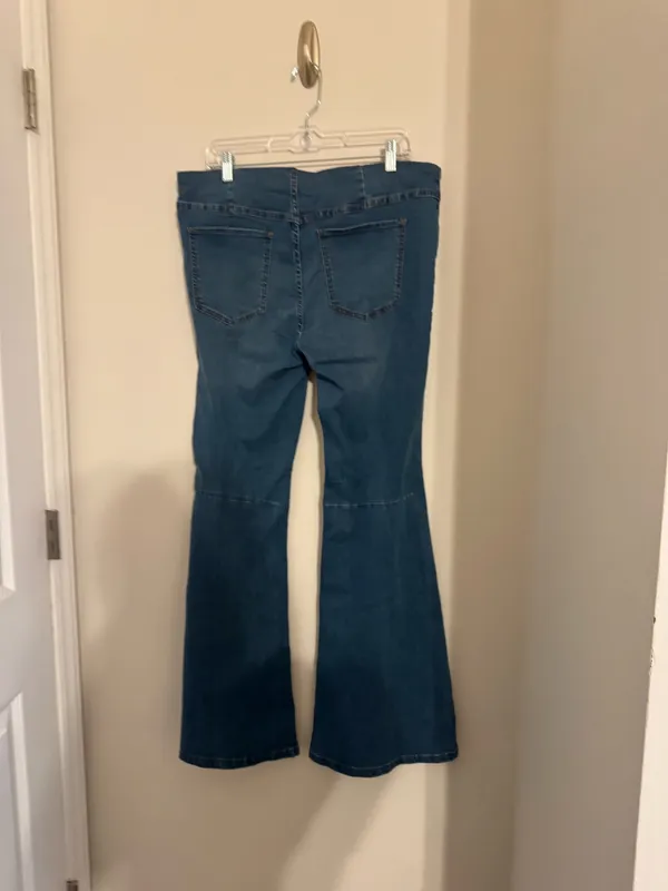NWOT Free People Penny Pull On Flare Jeans - Image 6