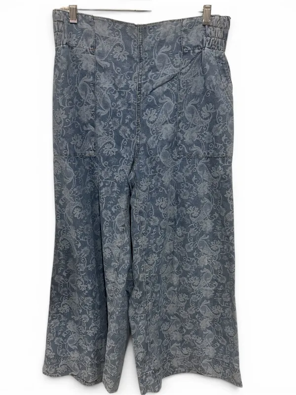 Lg Paisley Print Wide Leg Denim Pants from Bellanblue - Image 2