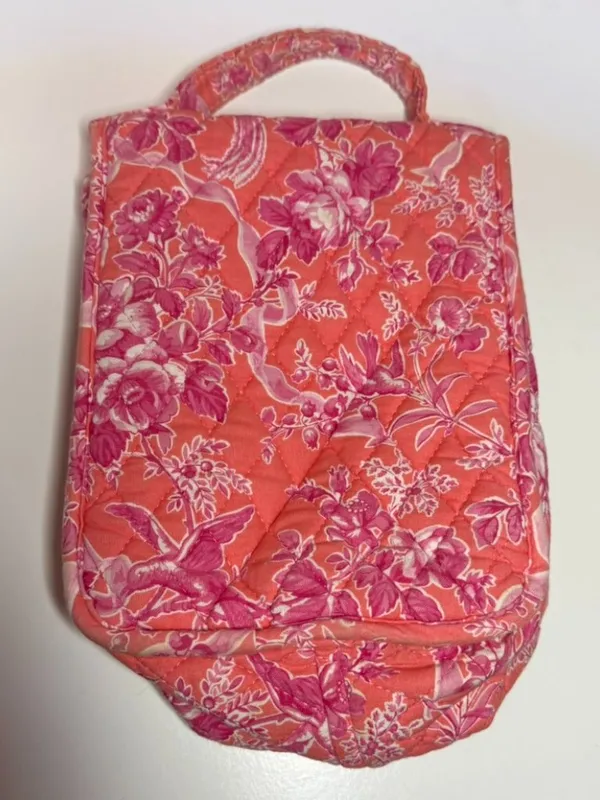 Vera Bradley Lunch Tote Bag in Retired Y2K Hope Toile Print Vintage Pink Orange - Image 2