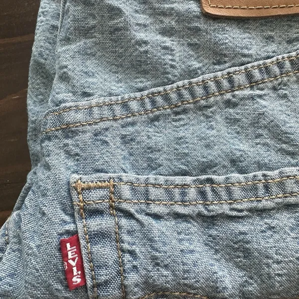 Levis Premium Womens High Loose Shorts Sz 26 Lets Stay in Short - Image 5
