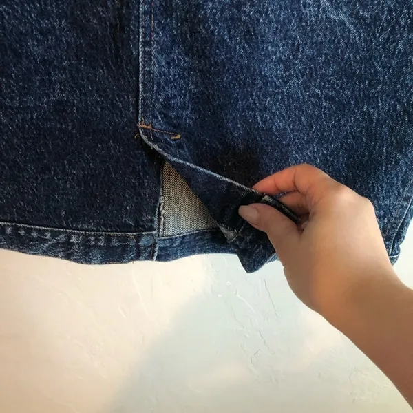 Lee Vintage Acid Washed 80’s 90’s High‎ Rise Denim Skirt - Image 7