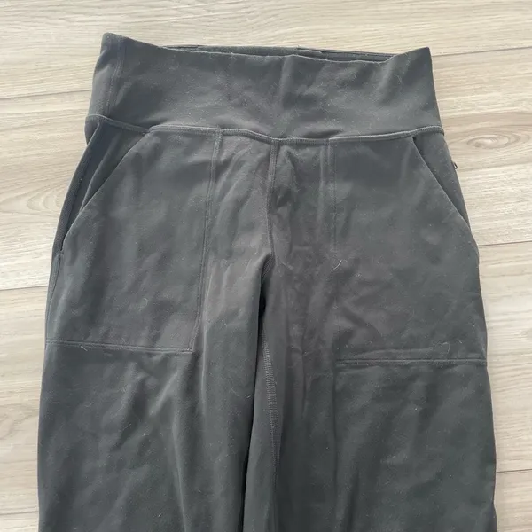 Lululemon Align Dark Gray Elastic Cuffed Nulu Joggers Size 4‎ - Image 3