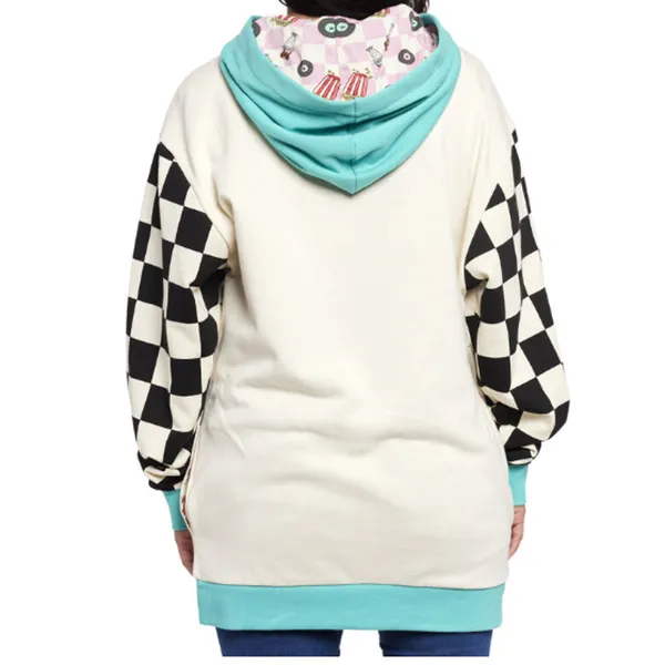Disney Loungefly Mickey & Minnie Date Night Diner Jukebox Unisex Hoodie Large - Image 7