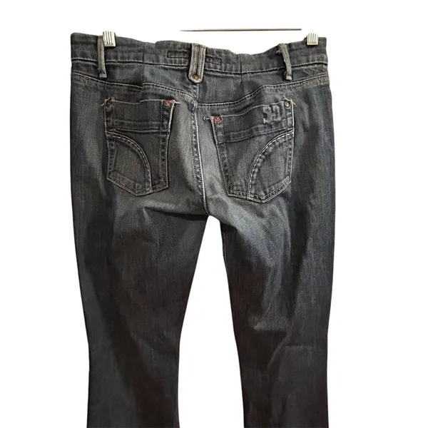 Joe's Jeans Women's Flare Jeans Black Dark‎ Wash Stretch Size 31 - Image 7