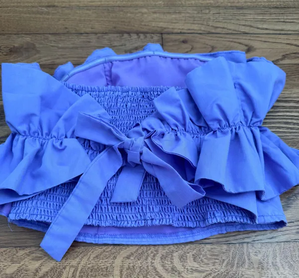 Do + Be Strapless Ruffle Top - Image 3