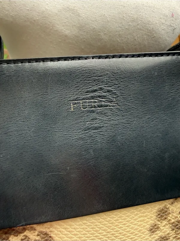 Furla Black and Beige Snake-Effect Messenger Bag - Image 3