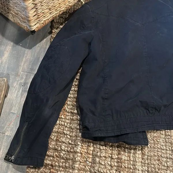 Gap Navy Blue Cargo Utility Jacket Size Large - Image 10