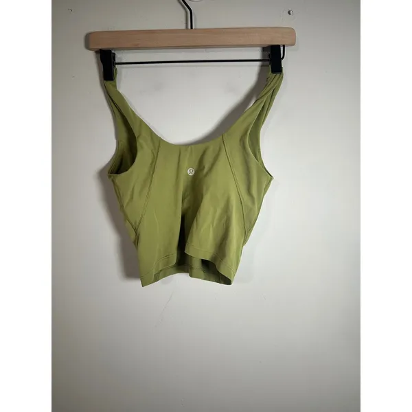 Lululemon Align Tank Top Bronze Green Size 4 LW1DUDS - Image 3