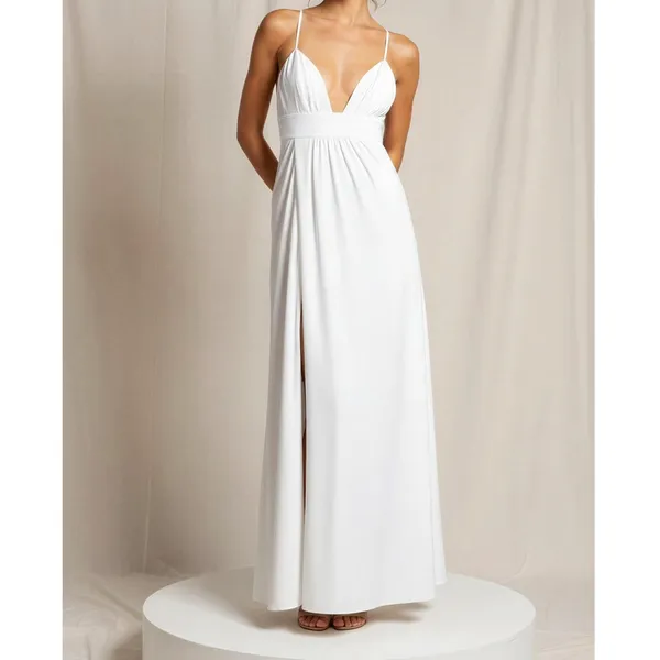LOVERS + FRIENDS Anyssa Gown, White, Small - Image 2