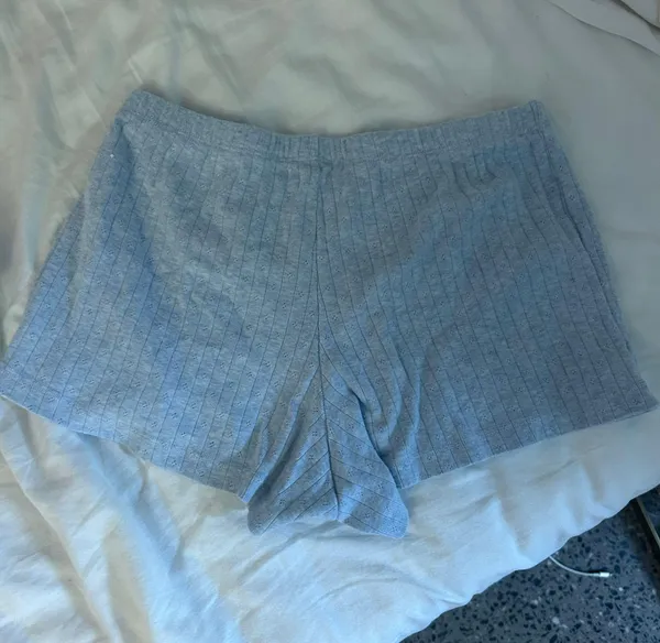 Brandy Melville Baby Blue Pajama Shorts - Image 3