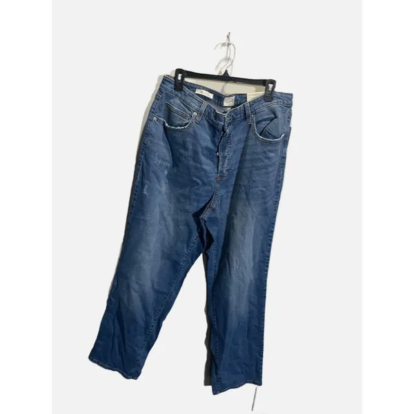 Universal Thread 90s Straight Jeans‎ Women 0 Blue High Rise Button Fly Stretch - Image 3