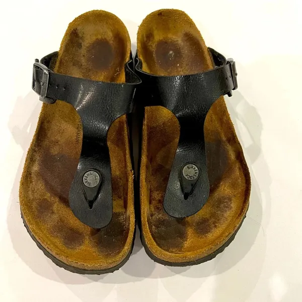 Birkenstock Gizeh Birko Flor Sandals Black Licorice Women’s US 5-5.5 36 - Image 2