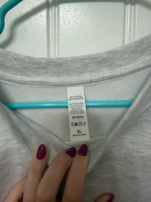 Happiness project crewneck Gray Size XL - Image 4