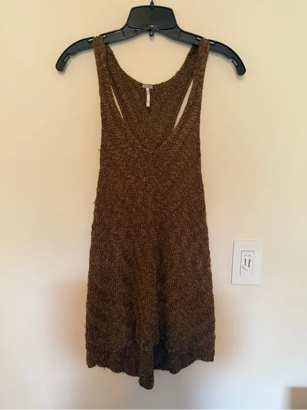 Free People Womens Chevron Sweater Tank Top - Image 2