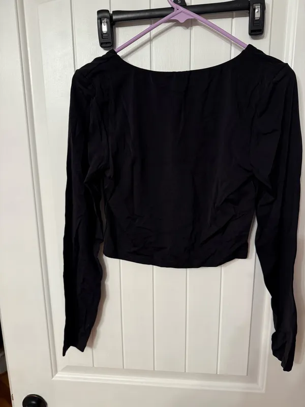 Aerie Real Me Cropped Long Sleeve - Image 2