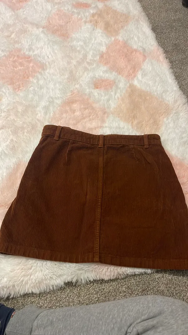 Corduroy Skirt Brown Size 6 - Image 3