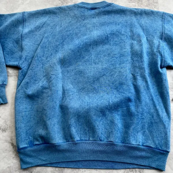 Source Unknown 90s Gilden Sweatshirt Unisex‎ Size Medium Native Tribal Southwestern Crewneck - Image 10