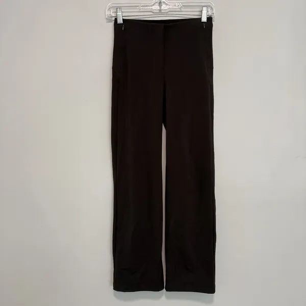 Lululemon‎ Smooth Fit Pull-On High-Rise Cropped Pants Espresso Brown Size 4 - Image 3