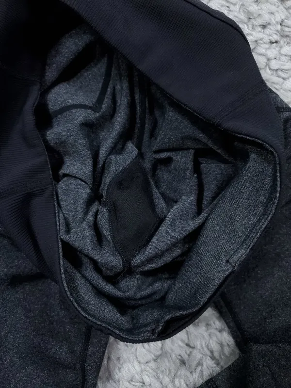 Lululemon Sequence Pants Luon Bootcut Black Gray Back Pockets Women's size 8 - Image 7