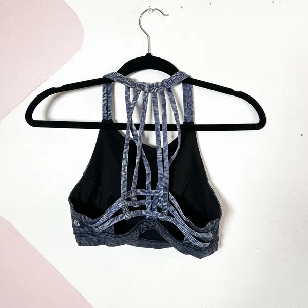 Lululemon Skull Workout Bra Sz Small‎ Punk Grunge Emo Distressed - Image 2