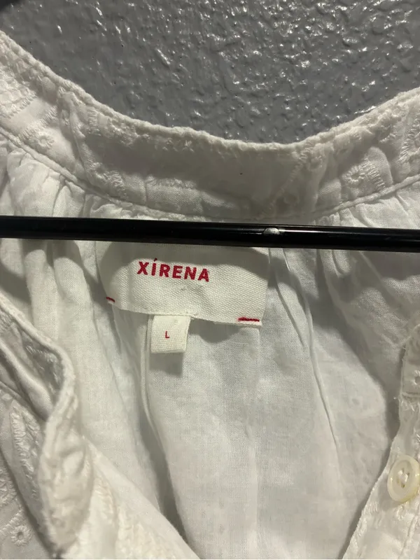 $295 Xirena Women's Chandler Embroidered Eyelet Mini Dress Size L - Image 4