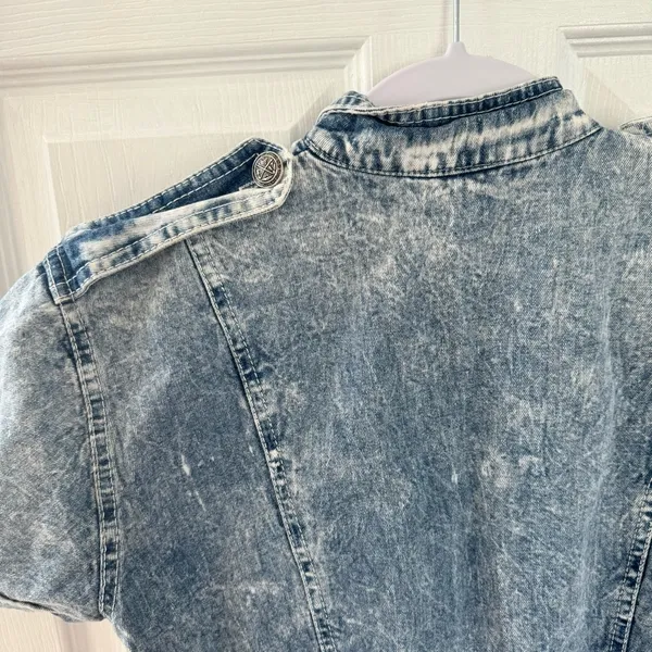Vintage Rampage Acid Wash denim dress - Image 7