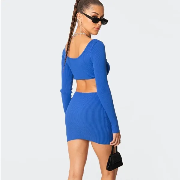 Edikted ✨ GALI KNITTED MINI DRESS✨ - Image 5