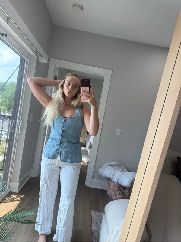Madewell denim vest top 4 NWT - Image 12
