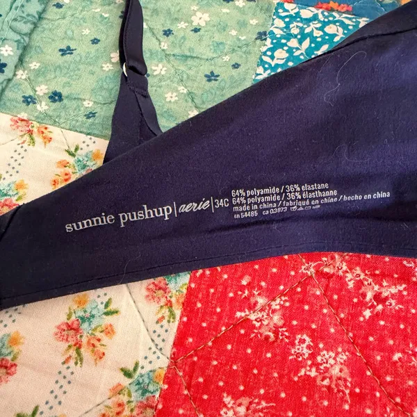 Aerie 34C Navy Blue Push Up Bra - Image 4