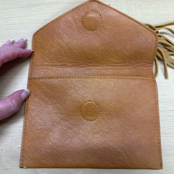 Antik Kraft Brown Leather Wallet 7x 5 inches EUC - Image 6
