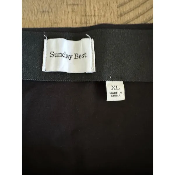 Sunday‎ Best Aritzia Black Knit Mini Skir - Image 4