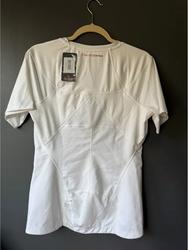 Tommie Copper White Short Sleeve Compression Shirt 2XL NWT's - Image 2