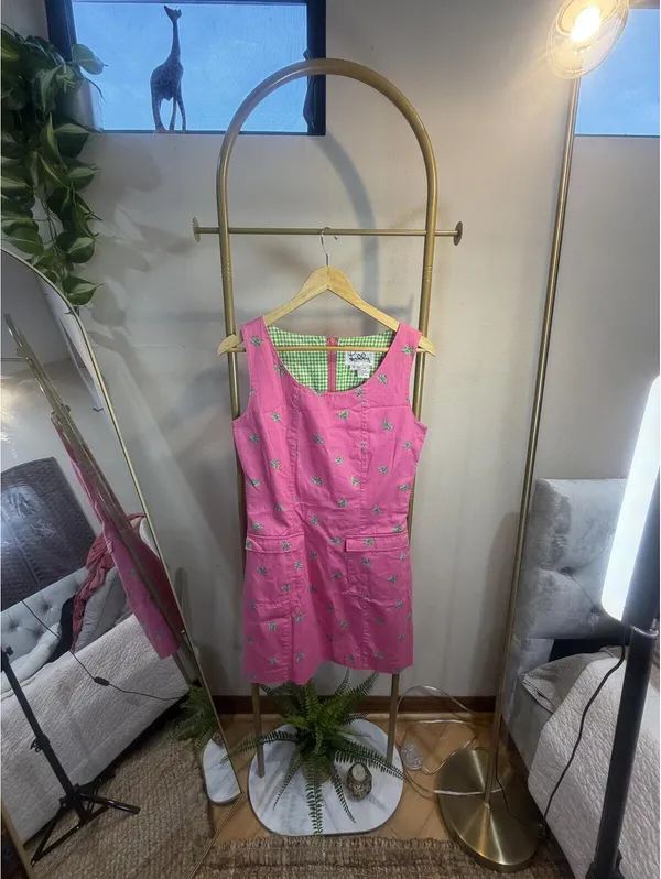 SIZE 8 Vintage Lilly Pulitzer dress bee full lining women 18 - Image 2