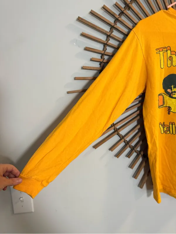 Junk Food The Beatles Yellow Submarine Long Sleeve Shirt Yellow Band Tee 🌼🪲🎸🎵 - Image 3