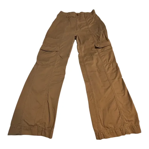 Abercrombie & Fitch Cargo Pants Women's Size 6 Pull On Wide Leg Utility - Image 7