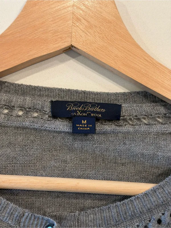 Brooks Brothers‎ Saxxon Wool Cardigan - Image 3