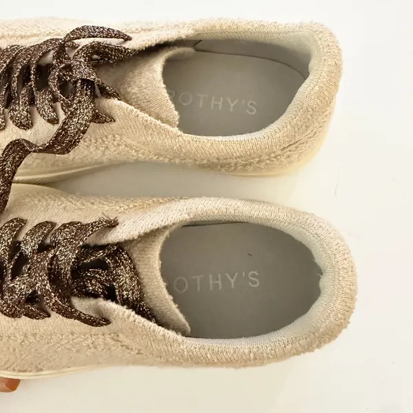 Rothy's RSO2 Sneakers in Honeybun Bouclé ‎ Women's 7.5 Low Top Shoes Metallic - Image 4