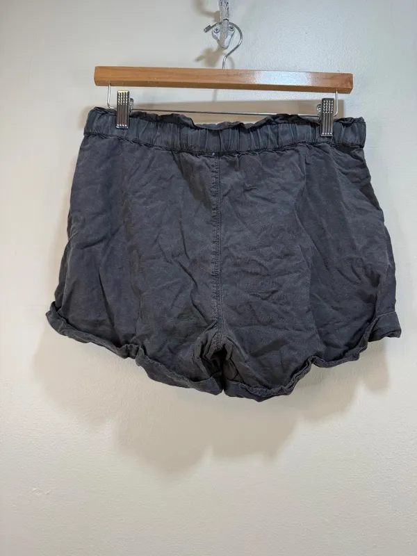 Aerie Garment Died Paper Bag Belted Waist Rolled Hem Boho Fairy Shorts XS - Image 5