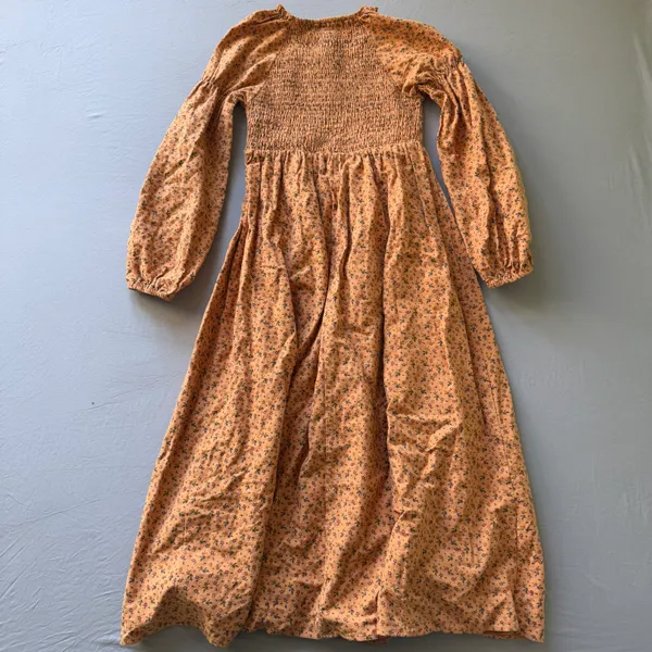 Floral Smocked Babydoll Maxi Dress - Image 2