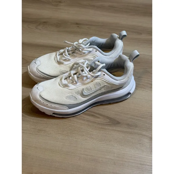 Nike Air Max AP Sneakers Womens 8 White Silver CU4870-102 Running Shoes Gym - Image 2