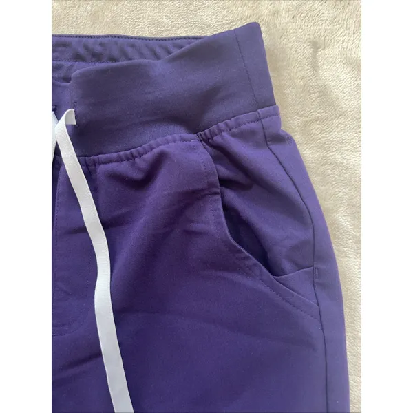FIGS HW Zamora Jogger Scrub Pants XXS Purple Stretch Technical Collection - Image 6