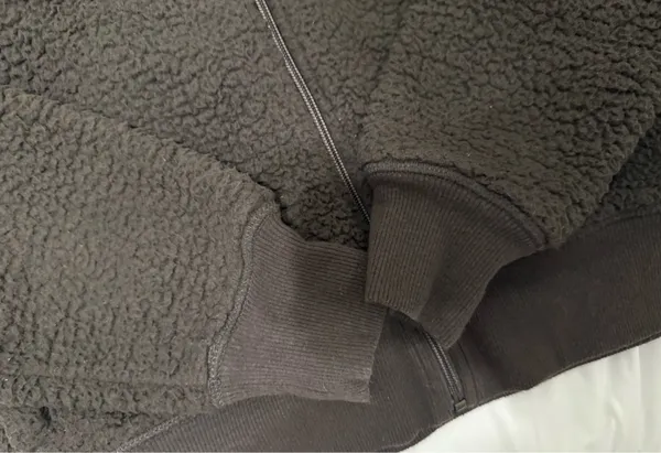 Aerie offline brown Sherpa jacket - Image 4