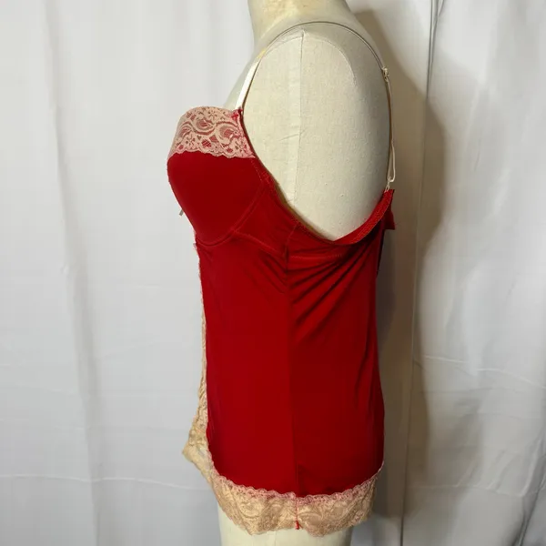 Native Intimates Red Lace Bustier Camisole Bra Top Lingerie 42C - Image 3